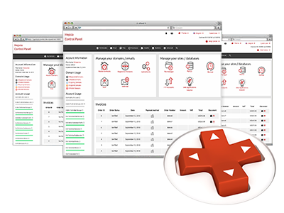 Painel De Controle De Hospedagem de Graça